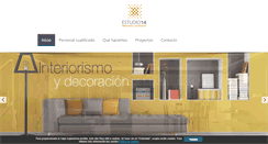 Desktop Screenshot of decoracionestudio14.com